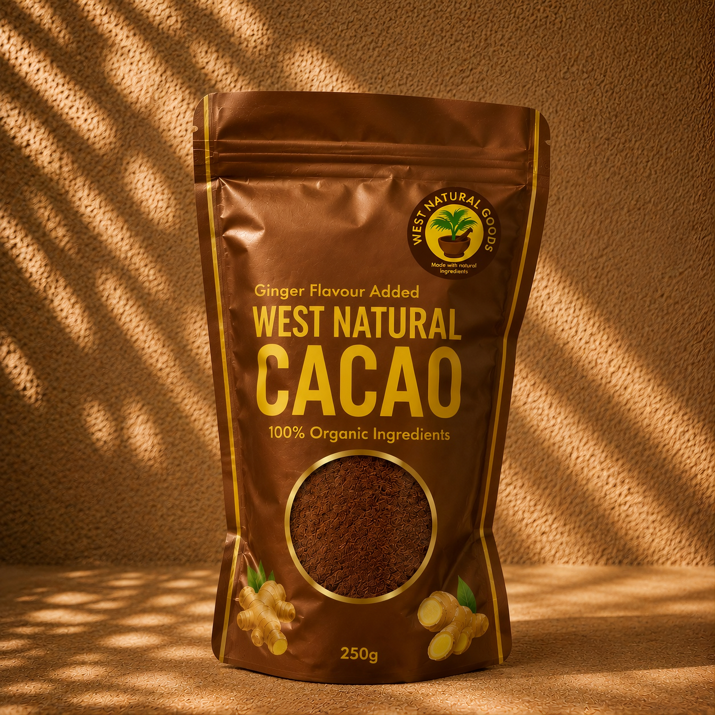 Ginger Flavoured All Natural Cacao Powder