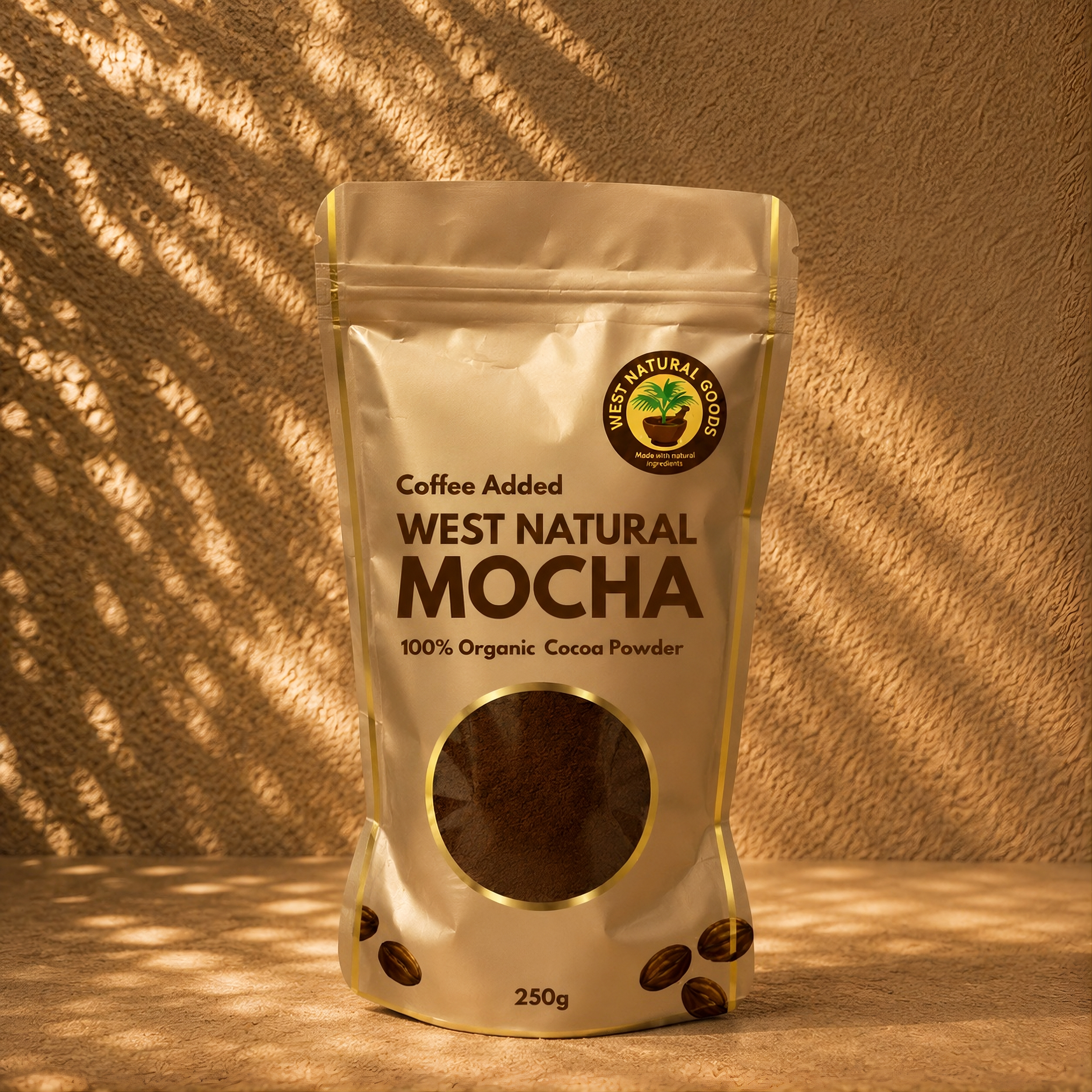 Mocha Flavored Powder All Natural Cacao